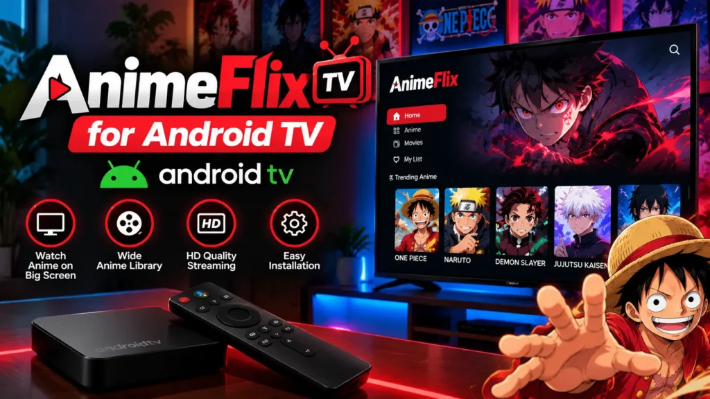 AnimeFlix for Android TV Features